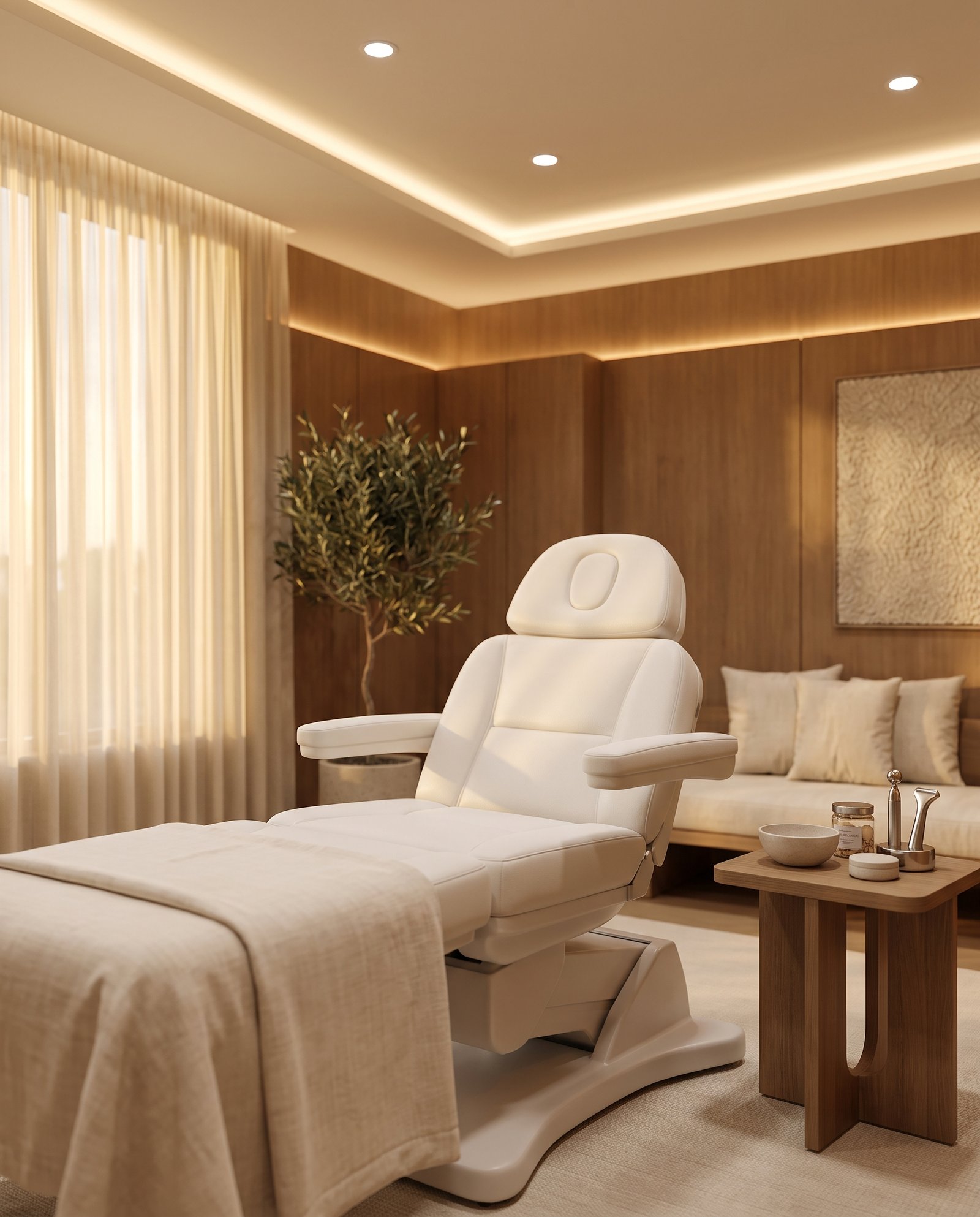 Med spa treatment room